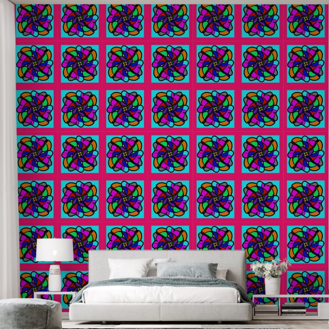 Peel en Stick Wallpaper 28 - Boooow Behang (Slaapkamer)