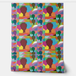 Peel en Stick Wallpaper 3 - Gezichten Behang