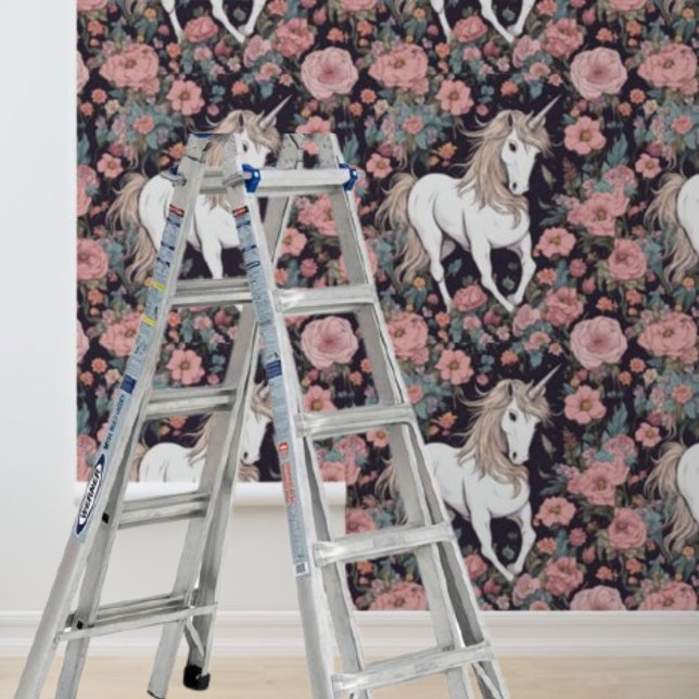 Peel en Stick Wallpaper Eenhoorn Mythische Paard Behang (Peel and Stick Wallpaper Unicorn Mythical Horse Wallpaper)