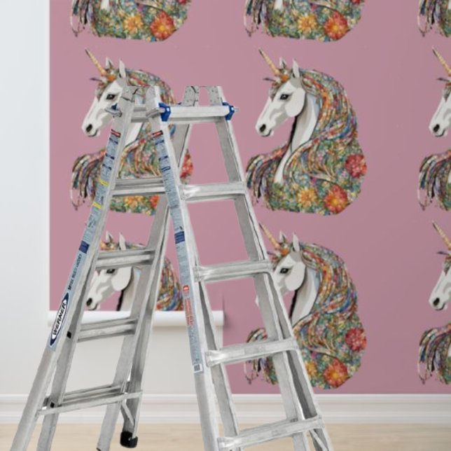 Peel en Stick Wallpaper Eenhoorn Mythische Paard Behang (Peel and Stick Wallpaper Unicorn Mythical Horse Wallpaper)