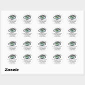 Peel-n-Stick Inkomensbouwer Ronde Sticker (Vel)