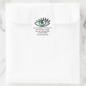 Peel-n-Stick Inkomensbouwer Ronde Sticker (Tas)