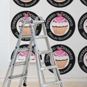 Peel Stick benadrukt zijn desserts achterwaarts cu Behang