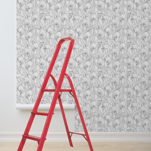 Peel Stick geometrisch patroon genaamd lelies patr Behang (Peel Stick Geometric Pattern Cala Lilies Pattern Wallpaper)