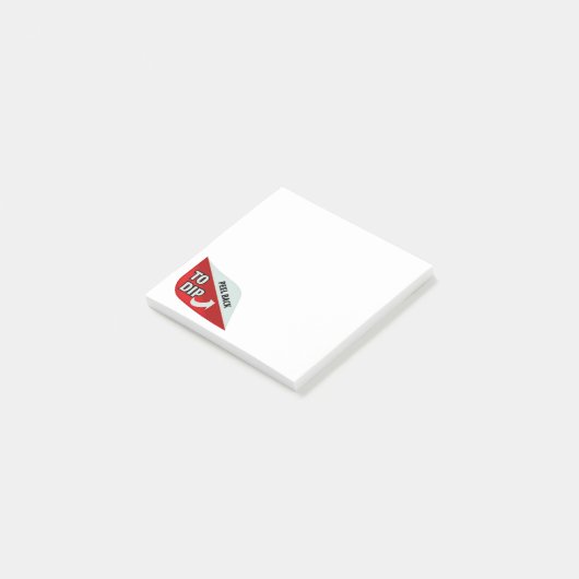 Peel Terug naar Dip Post-it® Notes (Schuin)
