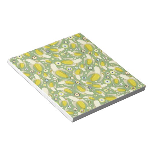 Peeled Bananas Pattern Notitieblok (Schuin)