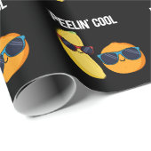 Peelin Cool Funny Fruit Pun Dark BG Cadeaupapier (Rol Hoek)