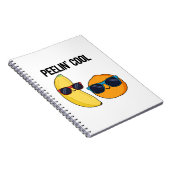 Peelin Cool Grappige Fruitwoordspeling Notitieboek (Rechterzijde)