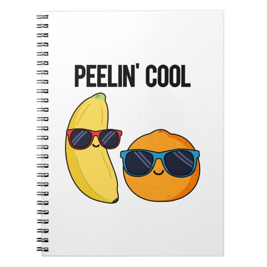 Peelin Cool Grappige Fruitwoordspeling Notitieboek (Voorkant)