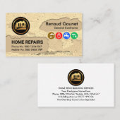Peeling gips verf handyman visitekaartje (Voorkant / Achterkant)