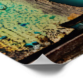 Peeling Paint, rustiek, Antiek, Poster (Hoek)