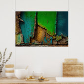 Peeling Paint, rustiek, Antiek, Poster (Keuken)