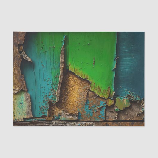 Peeling Paint, rustiek, Antiek, Tissuepapier (Voorkant)