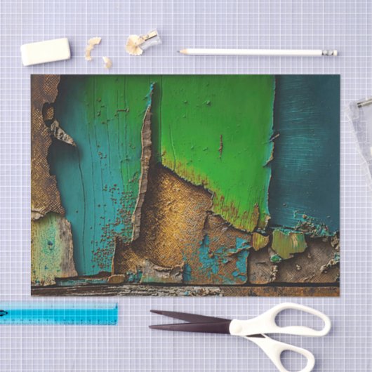 Peeling Paint, rustiek, Antiek, Tissuepapier (Craft)