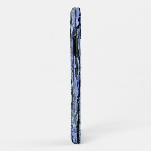 Peeling Paint Wood Blue Case-Mate iPhone Case (Achterkant/rechts)