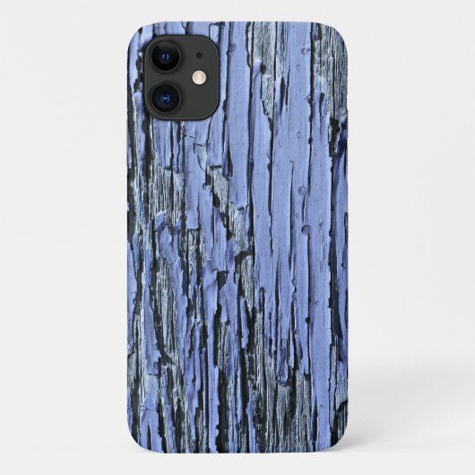 Peeling Paint Wood Blue Case-Mate iPhone Case (Achterkant)