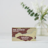 Peeling Plaster New Brickwork Handyman Visitekaartje (Staand voorkant)