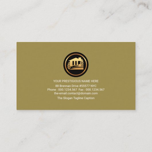 Peeling Plaster Old Brick Stone Wall Masonry Visitekaartje (Achterkant)