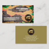 Peeling Plaster Old Brick Stone Wall Masonry Visitekaartje (Voorkant / Achterkant)