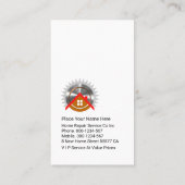 Peeling Wall Paint Handyman Visitekaartje (Achterkant)