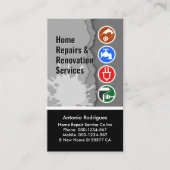 Peeling Wall Paint Handyman Visitekaartje (Voorkant)