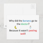 Peeling Well Joke Briefkaart (Voorkant / Achterkant)