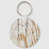 Peeling White Paint Abstract Sleutelhanger (Voorkant)