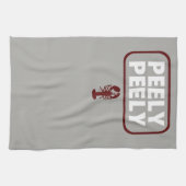 Peely Peely Funny Crawfish Lovers Kitchen Towel Theedoek (Horizontaal)