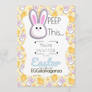 Peep dit! Pasen EGGstravaganza Kaart