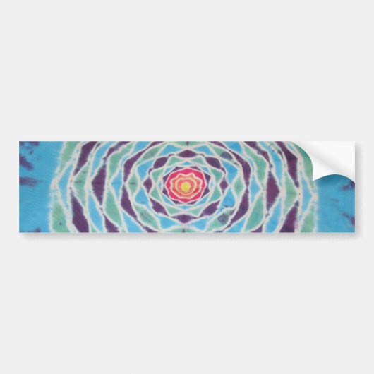 Peep Hole Mandala Tie Dye Sticker (Voorkant)
