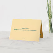 PEEP - IEDEREEN PASEN KAART (Achterkant)