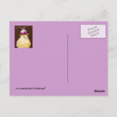 Peep met briefkaart van pet van turnip (Achterkant)
