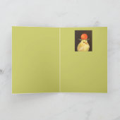 Peep met kersentomatenkaart voor pet kaart (Binnen)