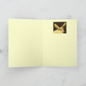 Peep met pet van paardenzaad kaart (Binnen)