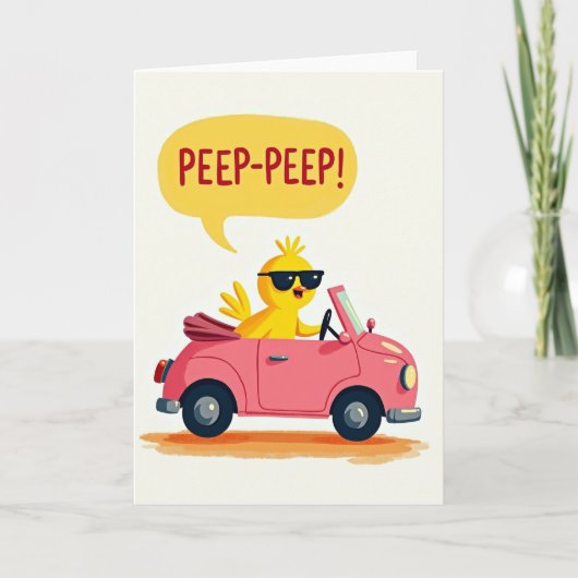 Peep Peep Fun Bird Ride Kaart (Voorkant)