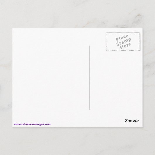 Peep Pixie Briefkaart (Achterkant)