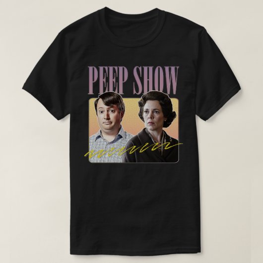 Peep Show Meme Retro Fan Artwork T-shirt (Design voorkant)