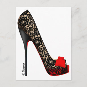 Peep Toe-pomp Briefkaart