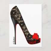 Peep Toe-pomp Briefkaart (Voorkant)