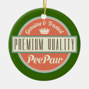 Peepaw (Funny) Gift Keramisch Ornament