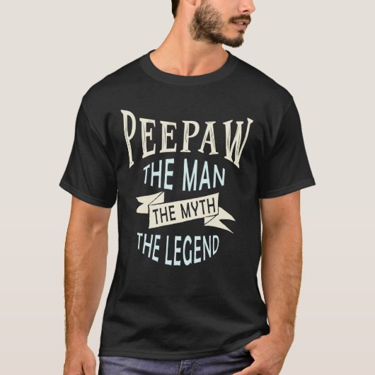 Peepaw het Man de Mythe de Legende Origineel T-shirt (Voorkant)