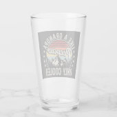 Peepaw Like A Grandpa Only Cooler Retro Drink Glas (Achterkant)