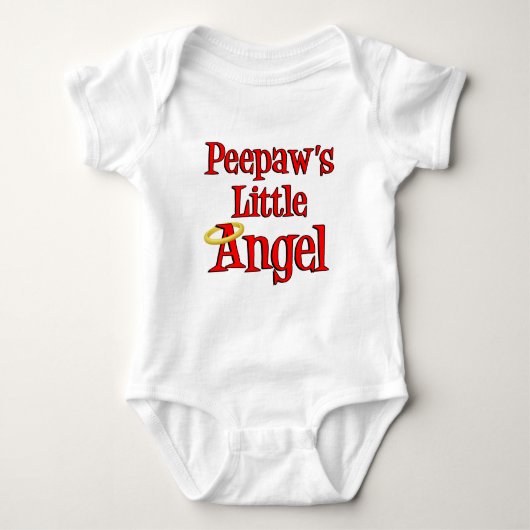 Peepaw's kleine engel romper (Voorkant)