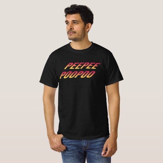 peepee poopoe t-shirt (Voorkant volledig)