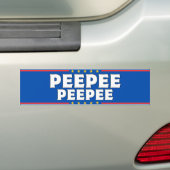 PeePee PooPoo 2024 Bumpersticker Sticker (Op auto)