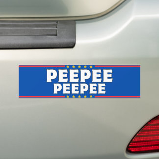 PeePee PooPoo 2024 Bumpersticker Sticker