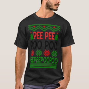 Peepee Poopoo Ugly kerst T-shirt