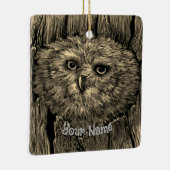 Peeper Owl Keramisch Ornament (Rechts)