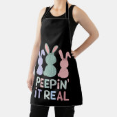 Peepin' It Real Bunny Rabbits Easter Bunnies Schort (Insitu)