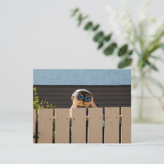 Peeping-Briefkaart Briefkaart (Staand voorkant)